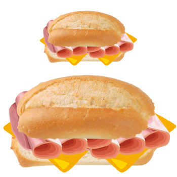 Jamón y queso.